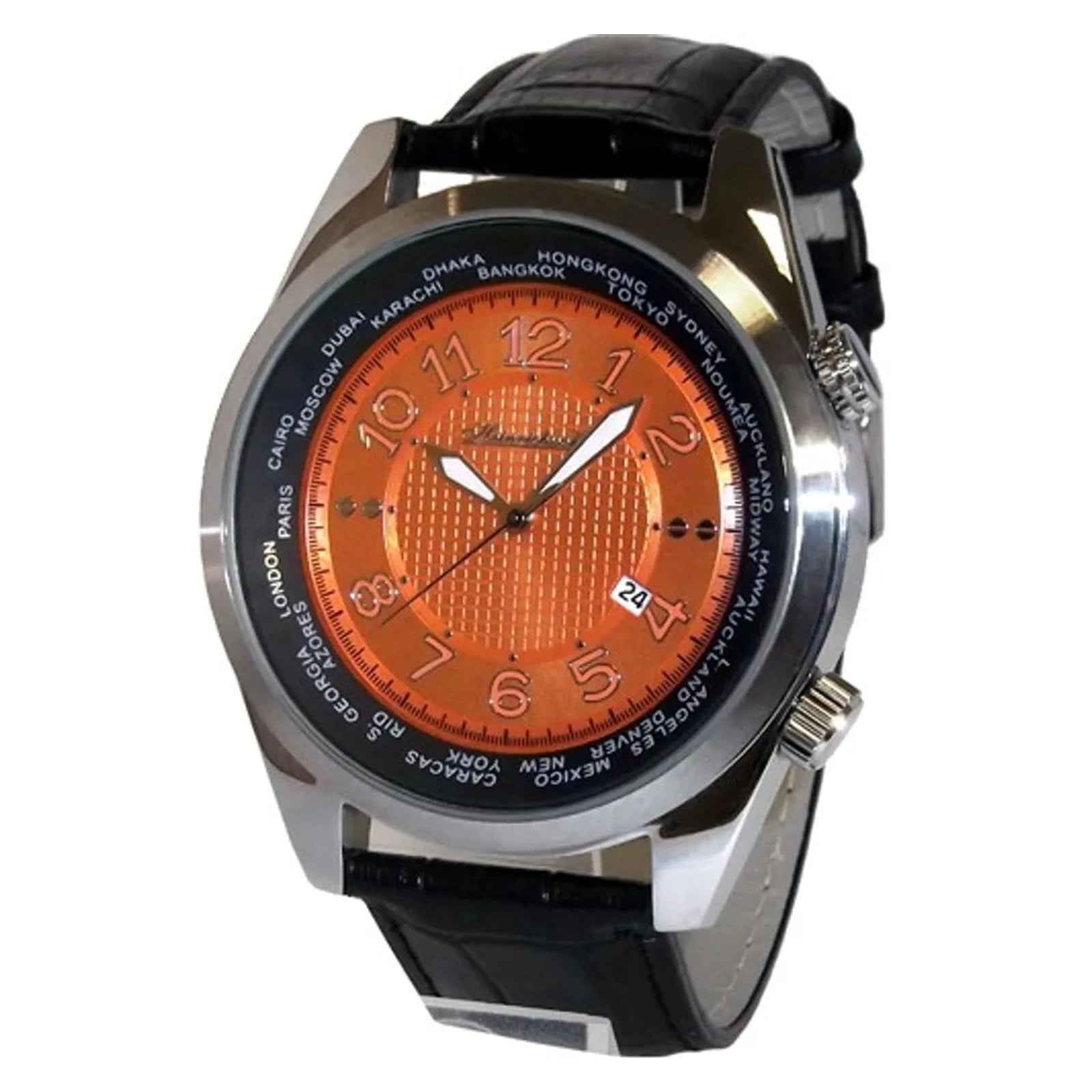 HEINRICHSSOHN Danzig Orange HS1003O Mens Watch - HEINRICHSSOHN Danzig Orange HS1003O Mens Watch - View 3