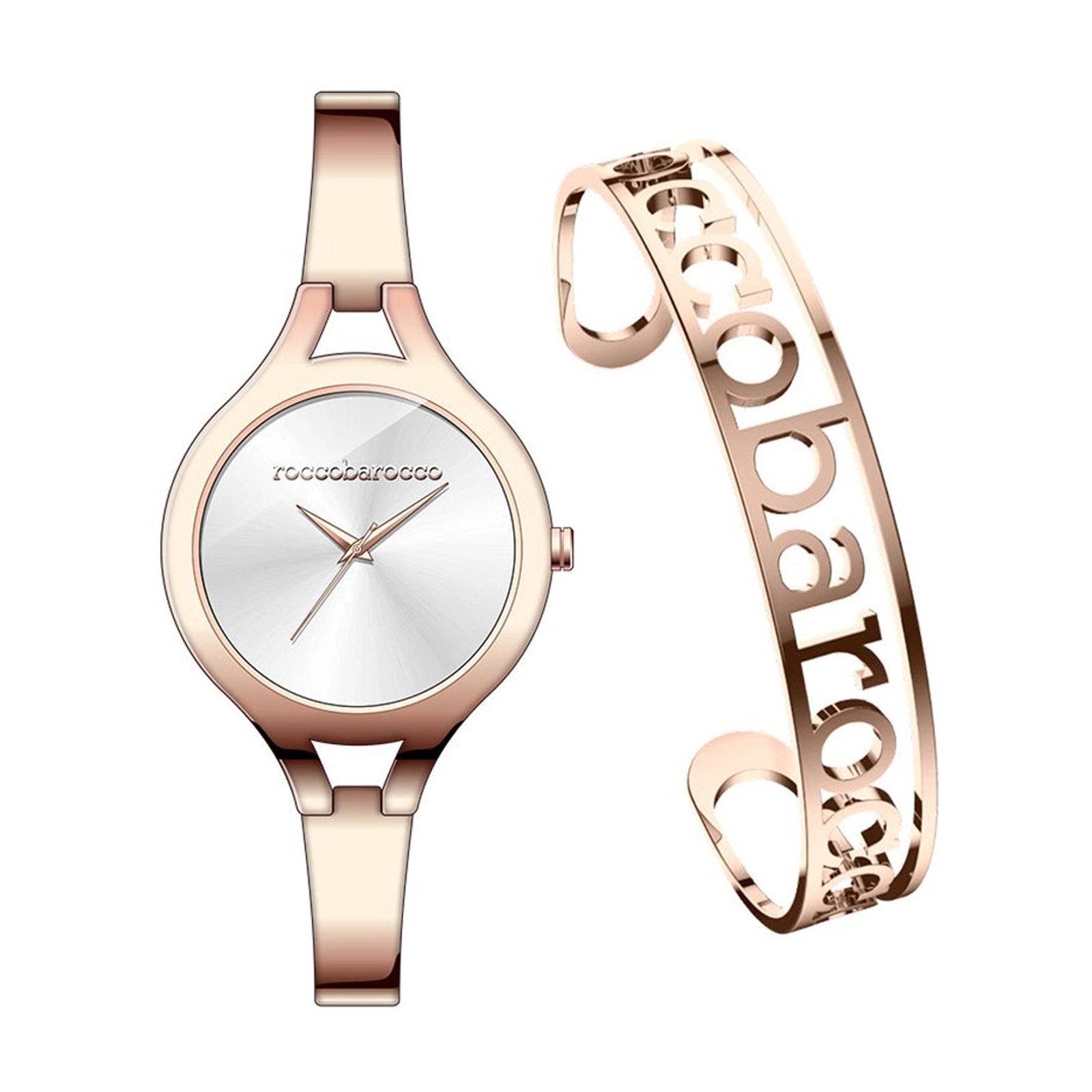 Roccobarocco RB.2216S-04M Ladies Watch and Bangle Set - Roccobarocco RB.2216S-04M Ladies Watch and Bangle Set