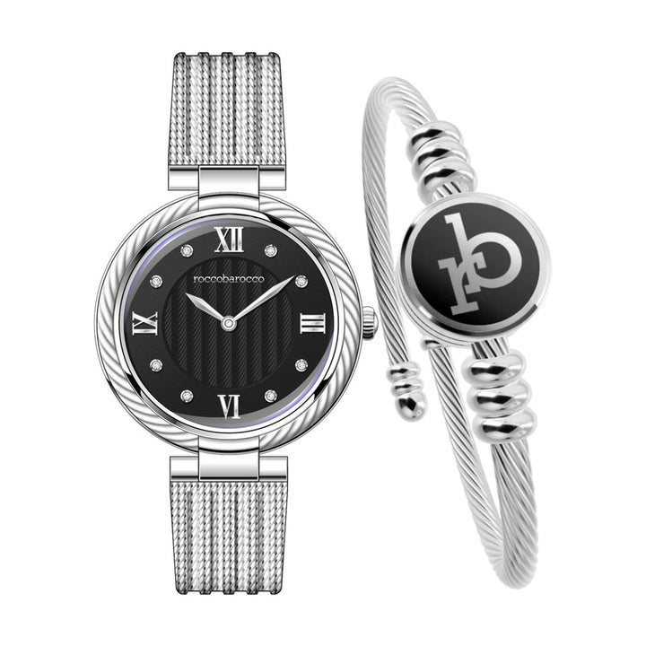 Roccobarocco RB.4469S-01M Ladies Watch and Bangle Set - Roccobarocco RB.4469S-01M Ladies Watch and Bangle Set